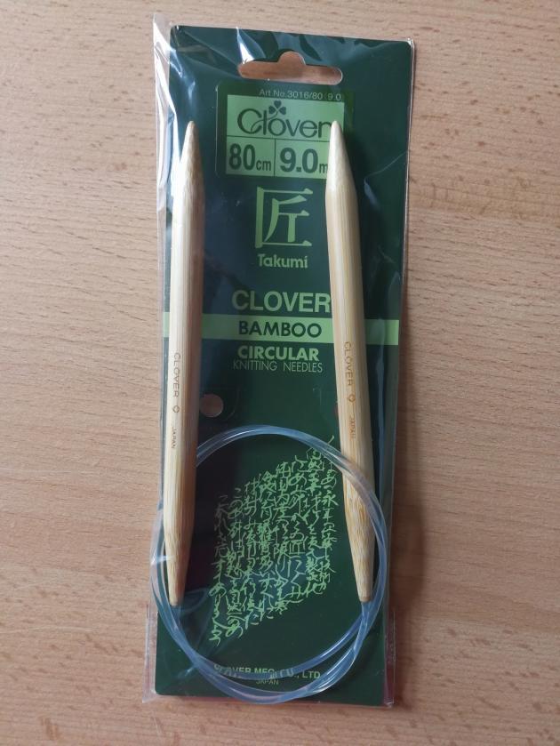Clover Bambus Rundstricknadel