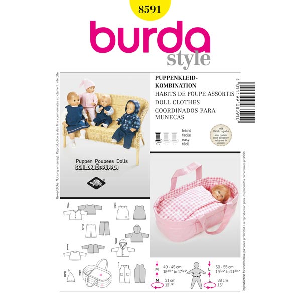 Puppenkleider Burda Style 8591