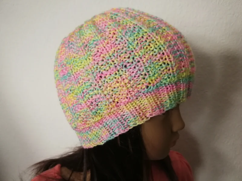 Kindermütze handgestrickt