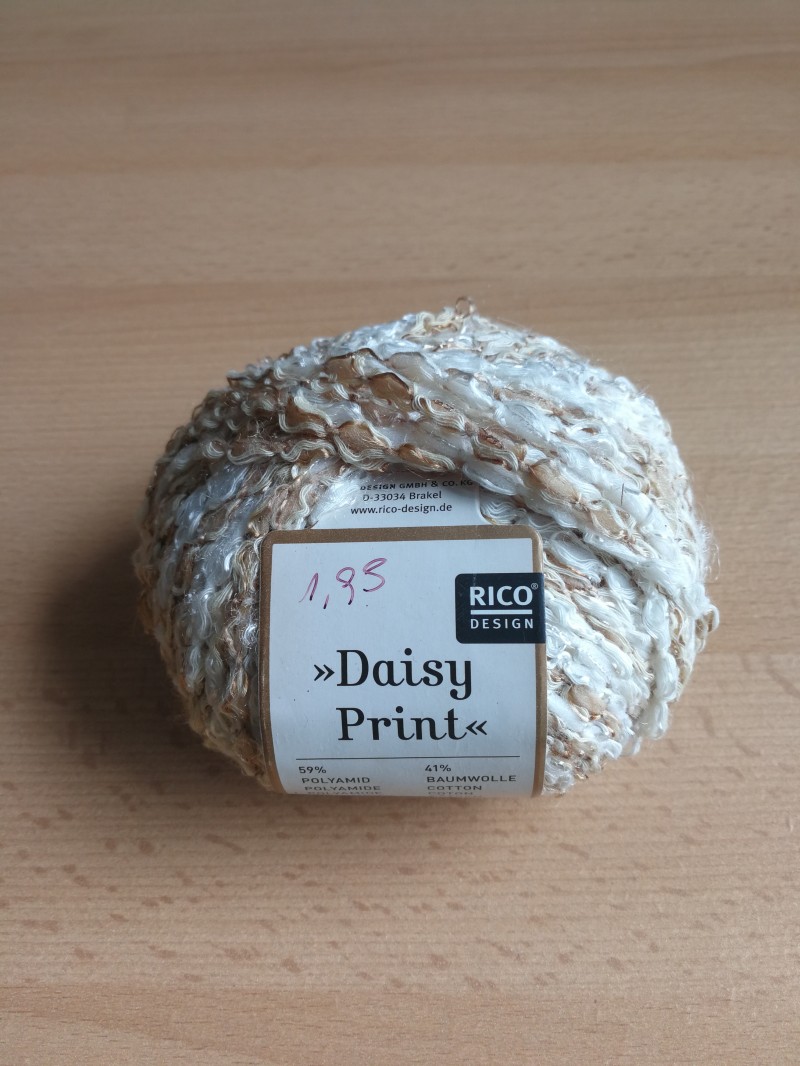Daisy Print, Baumwollmischgarn