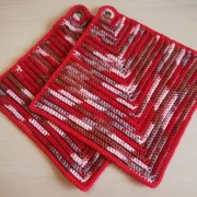 Toplappen gestreift