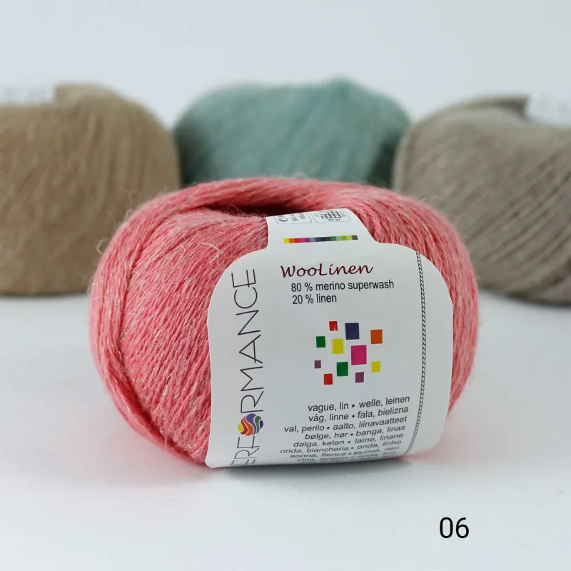 Wolle mit Leinen Strickgarn